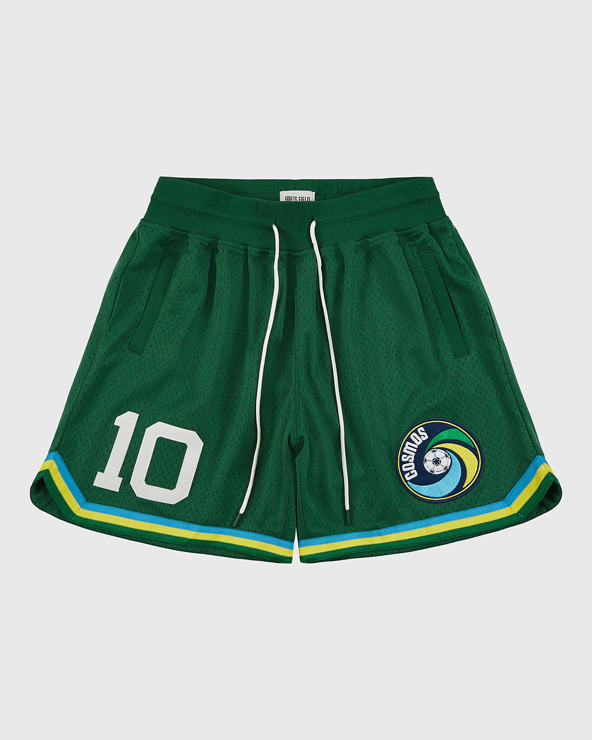 New York Cosmos Mesh Soccer Shorts product image 1, provided for visual reference and product detail review