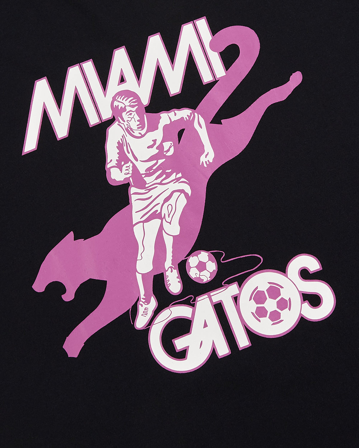Miami Gatos Short Sleeve Graphic T-Shirt product image 3, provided for visual reference and product detail review