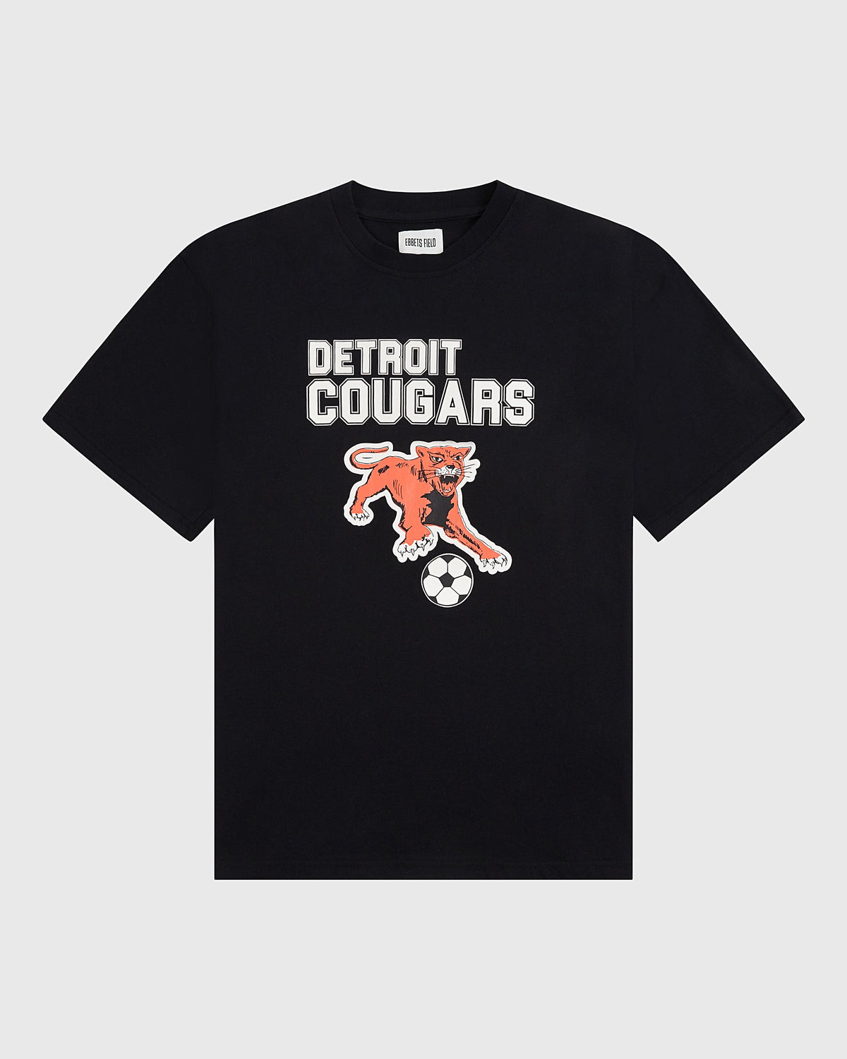 Detroit Cougars Short Sleeve Graphic T-Shirt product image 1, provided for visual reference and product detail review