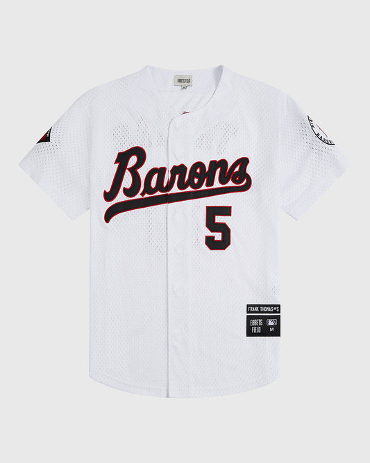 Birmingham Barons Frank Thomas Button Up Mesh Jersey product image 1, provided for visual reference and product detail review