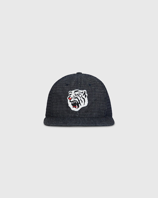 Osaka Tigers Japanese Indigo Cotton Dobby Ballcap product image 1, provided for visual reference and product detail review