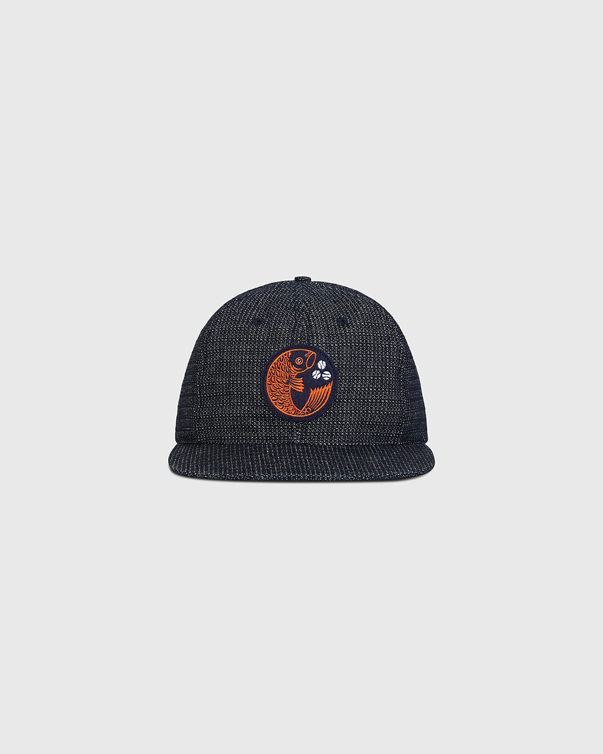 Hiroshima Carp Japanese Indigo Cotton Dobby Ballcap product image 1, provided for visual reference and product detail review