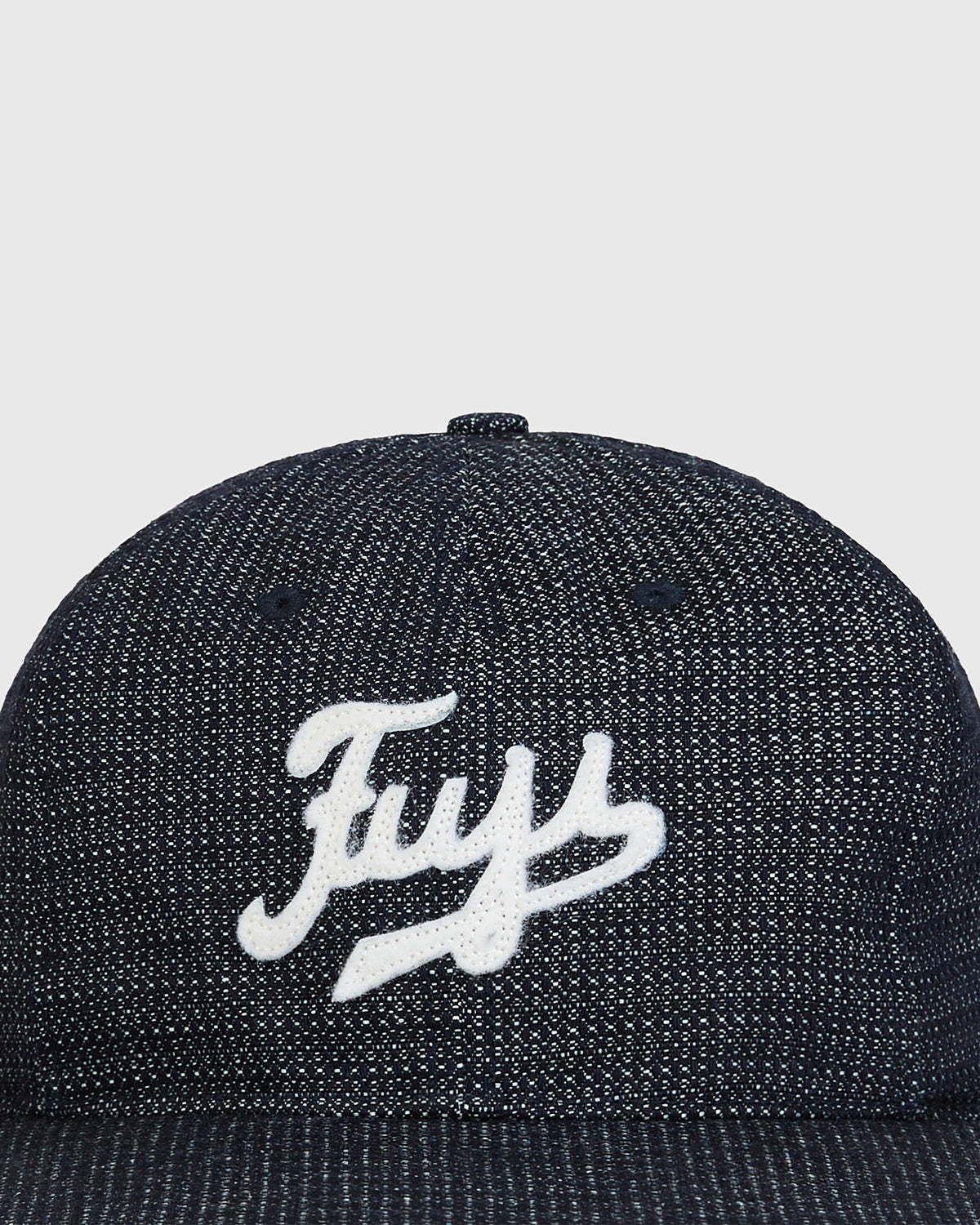 Fuji Athletic Club Japanese Indigo Cotton Dobby Ballcap product image 3, provided for visual reference and product detail