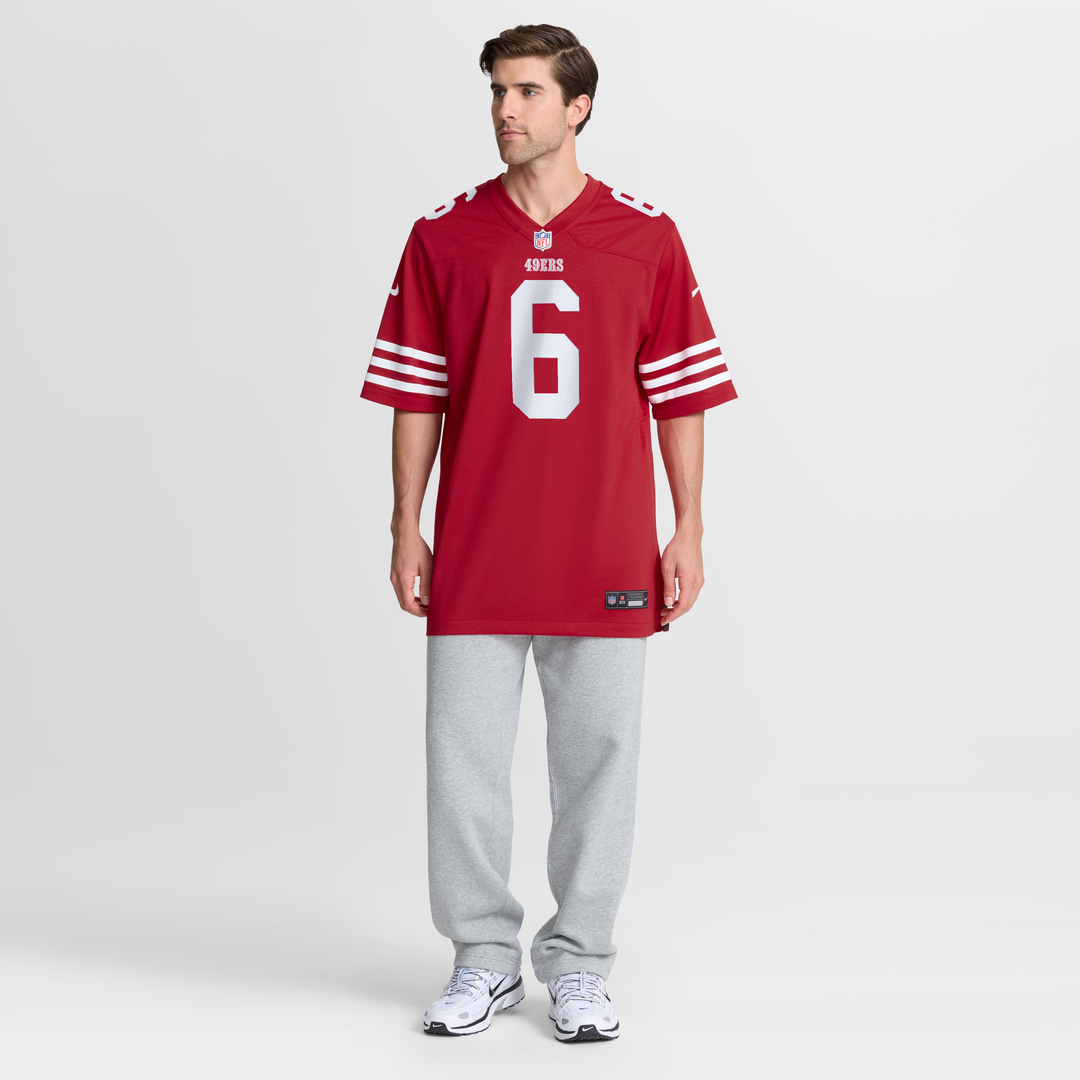 San Francisco 49ers Malik Mustapha Nike Scarlet Game Jersey product image 7