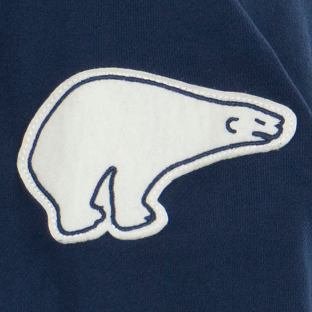 Cerveceria Polar French Terry Script Hooded Sweatshirt product image 4, provided for visual reference and product detail