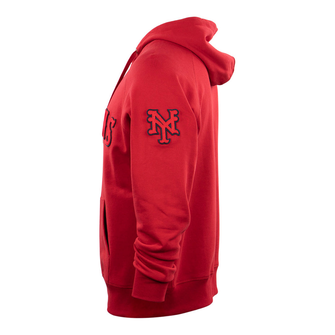 New York Cubans French Terry Script Hooded Sweatshirt product image 3, provided for visual reference and product detail