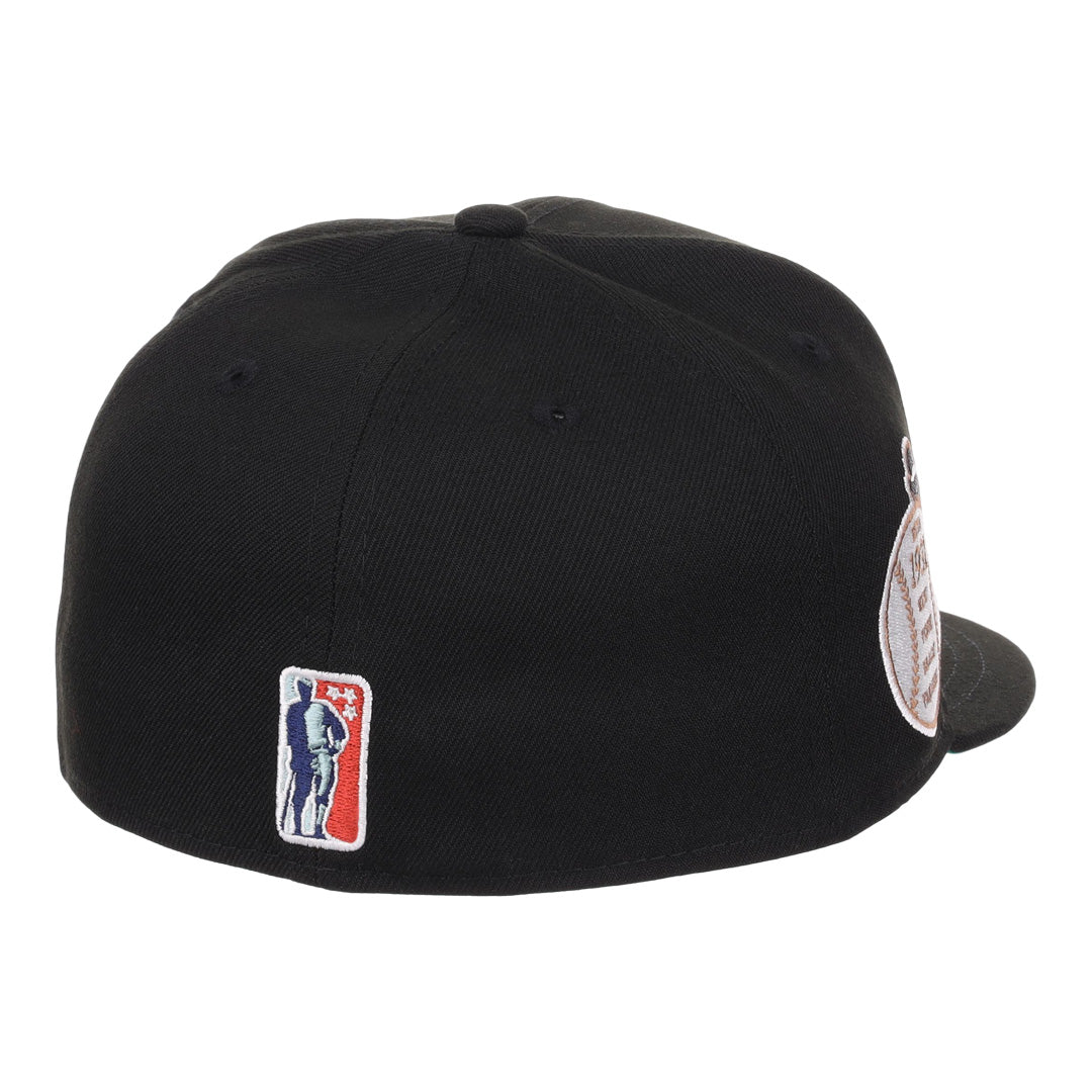 New York Black Yankees NLB Flip Fitted Ballcap product image 4, provided for visual reference and product detail review