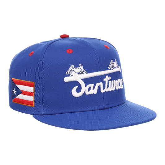 Santurce Cangrejeros NLB Flip Fitted Ballcap product image 1, provided for visual reference and product detail review