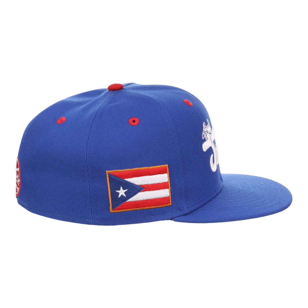 Santurce Cangrejeros NLB Flip Fitted Ballcap product image 3, provided for visual reference and product detail review