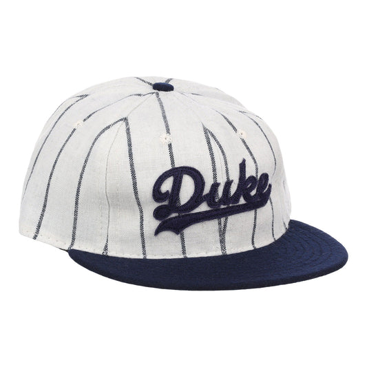 Duke University Pinstripe Script Vintage Ballcap product image 1, provided for visual reference and product detail review