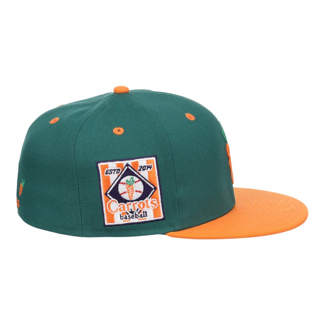 Carrots Arlington Heights Collection Logo Fitted Ballcap product image 3, provided for visual reference and product detail