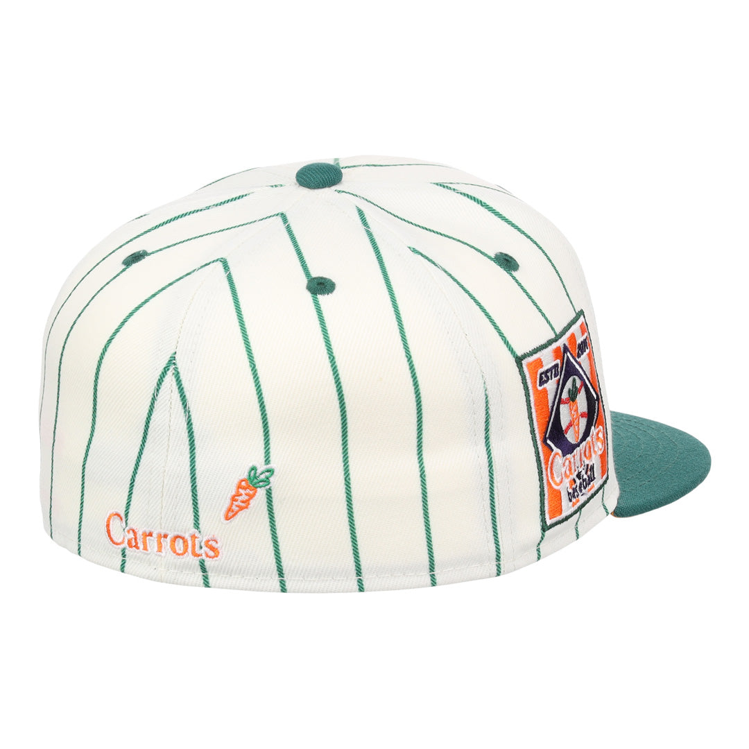 Carrots Arlington Heights Collection Pinstripe Fitted Ballcap product image 2, provided for visual reference and product