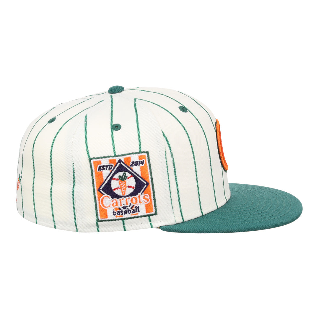 Carrots Arlington Heights Collection Pinstripe Fitted Ballcap product image 3, provided for visual reference and product