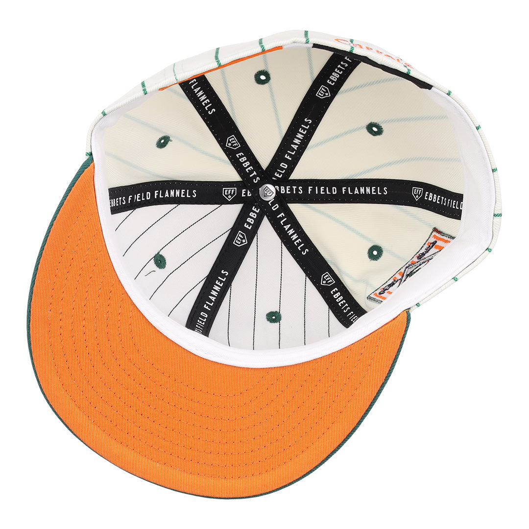 Carrots Arlington Heights Collection Pinstripe Fitted Ballcap product image 5, provided for visual reference and product