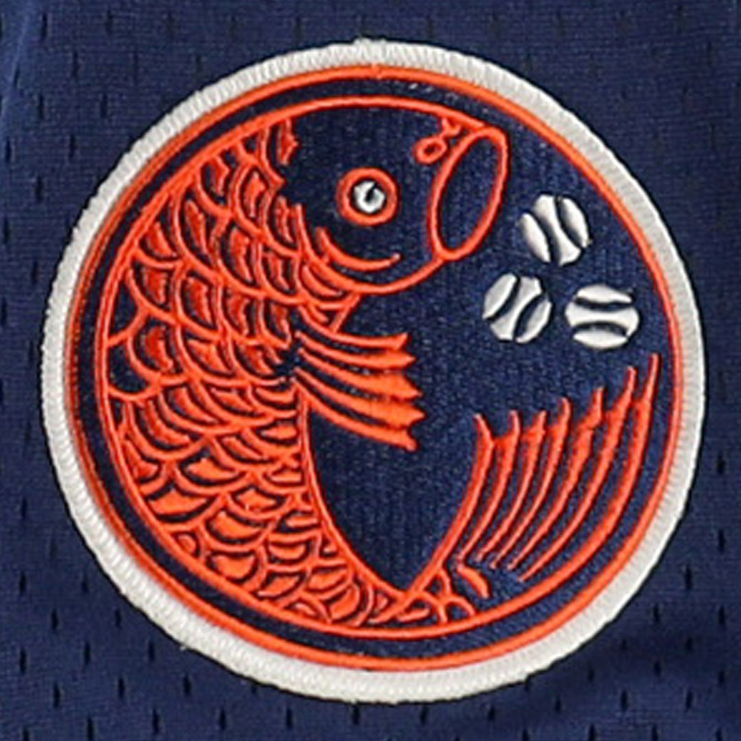 Hiroshima Carp EFF DNA Replica V-Neck Mesh Jersey product image 4, provided for visual reference and product detail review