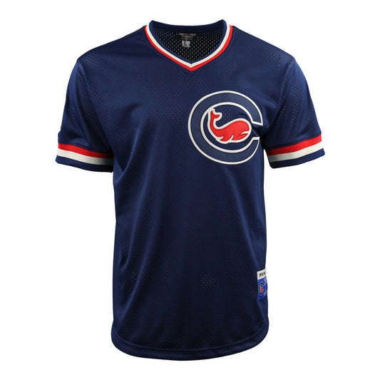 Chicago Whales EFF DNA Replica V-Neck Mesh Jersey product image 1, provided for visual reference and product detail review