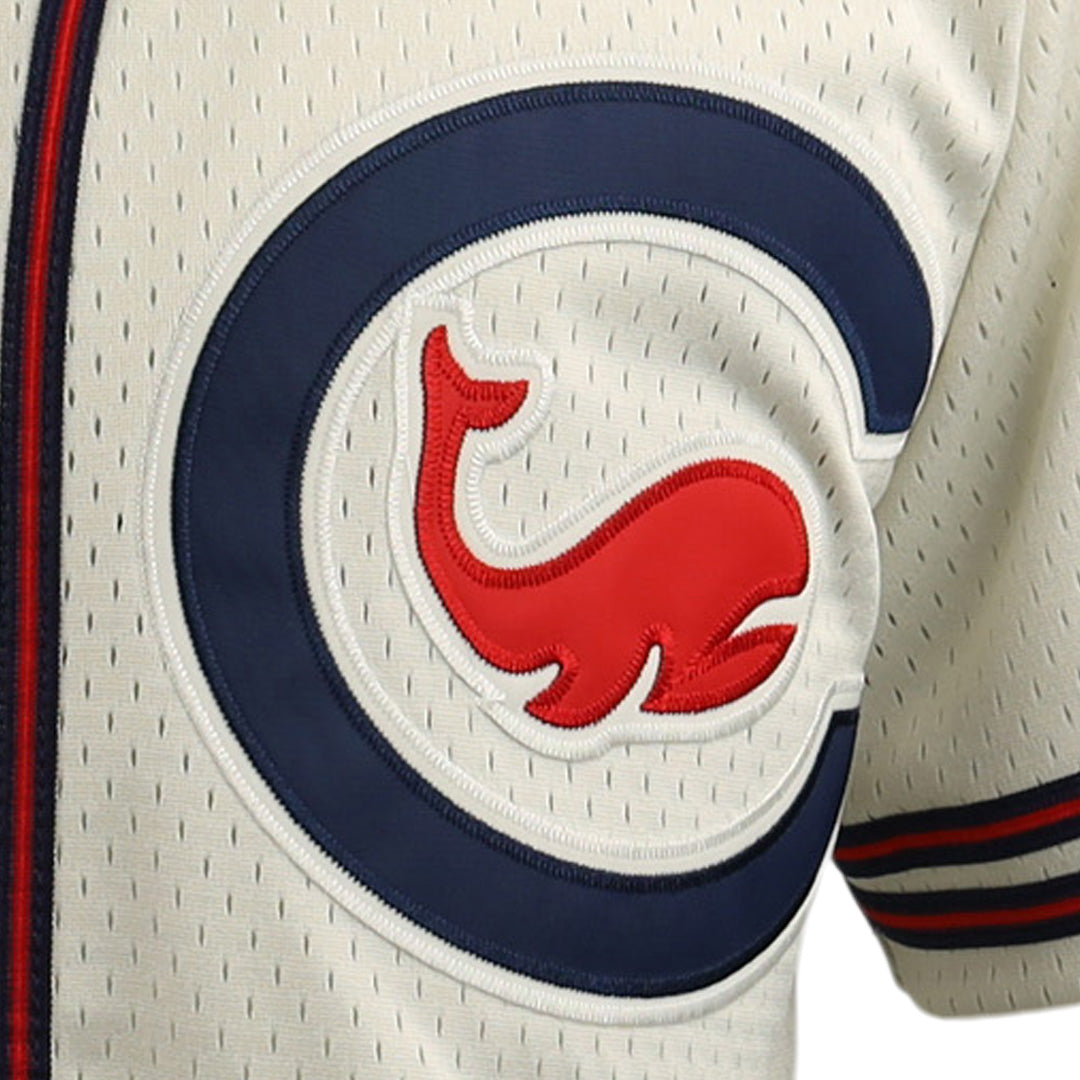 Chicago Whales EFF DNA Replica Button-Up Mesh Jersey product image 2, provided for visual reference and product detail review