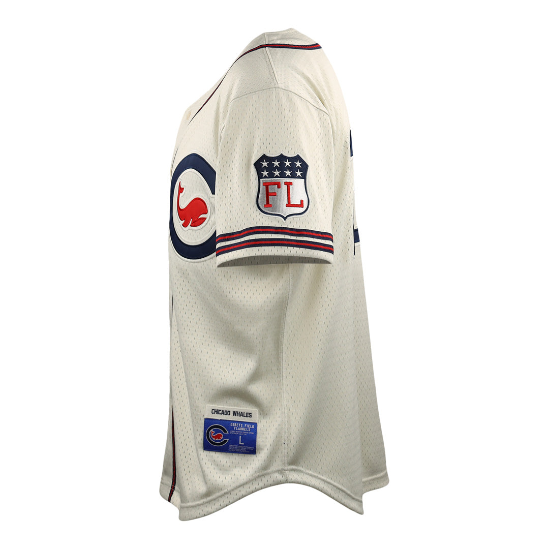 Chicago Whales EFF DNA Replica Button-Up Mesh Jersey product image 3, provided for visual reference and product detail review