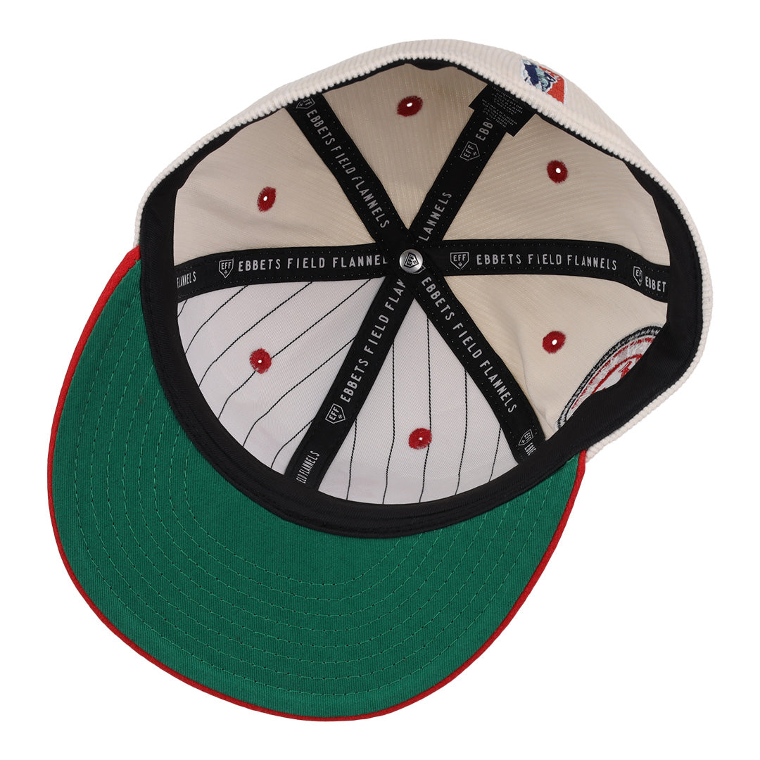 New York Cubans NLB Ground Rule Double Fitted Ballcap product image 5, provided for visual reference and product detail