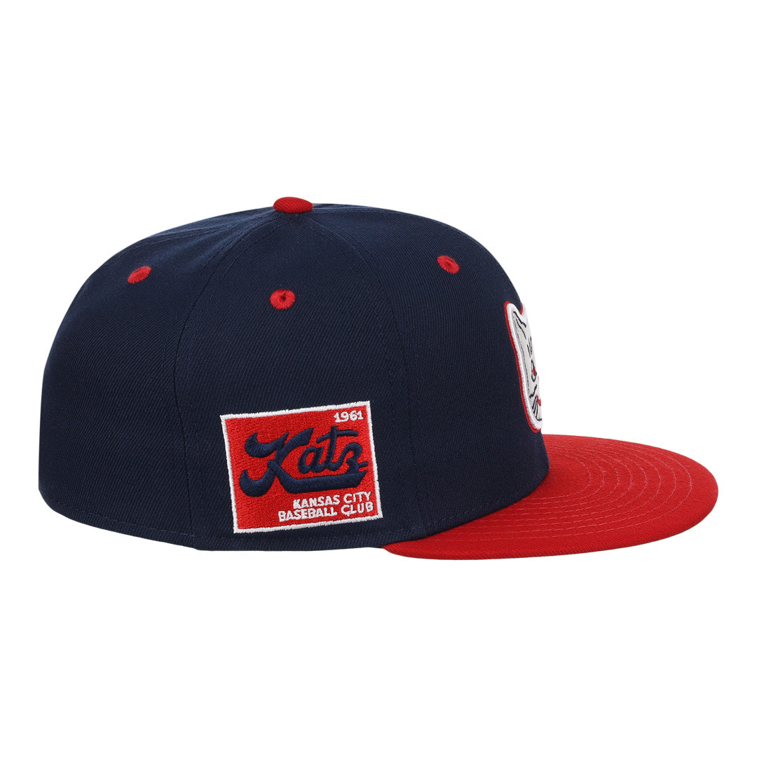Kansas City Katz EFF DNA Fitted Ballcap product image 2, provided for visual reference and product detail review