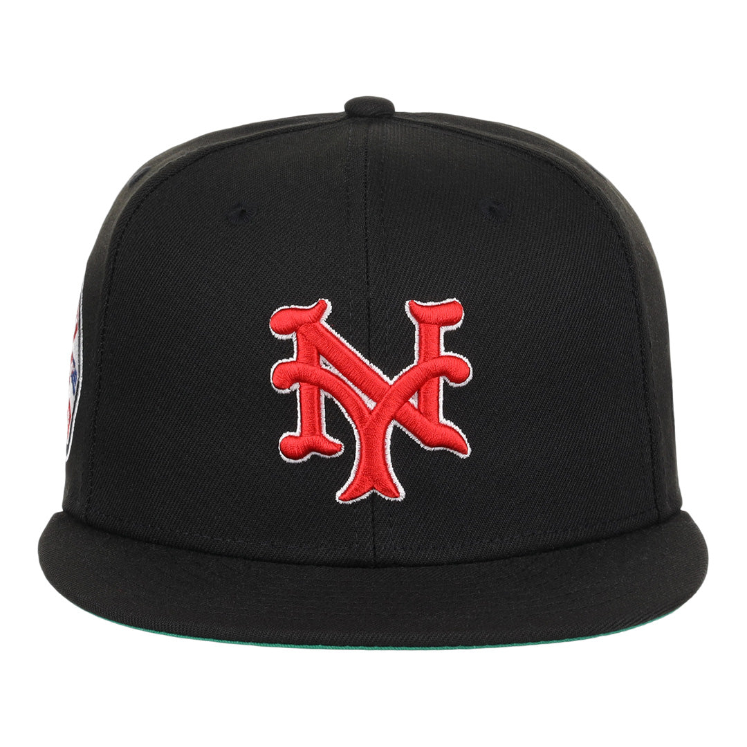 New York Cubans NLB Team Color Fitted Ballcap product image 2, provided for visual reference and product detail review