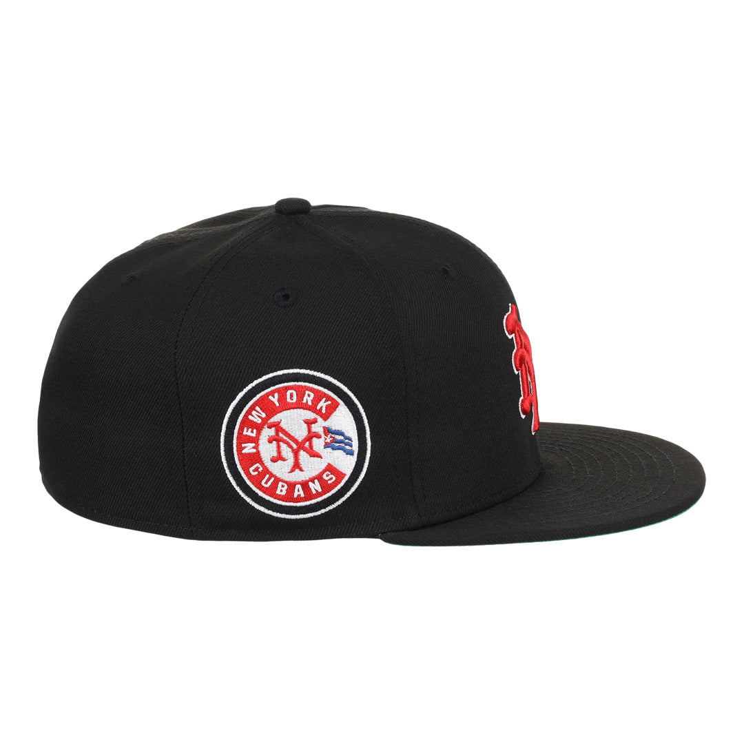 New York Cubans NLB Team Color Fitted Ballcap product image 3, provided for visual reference and product detail review