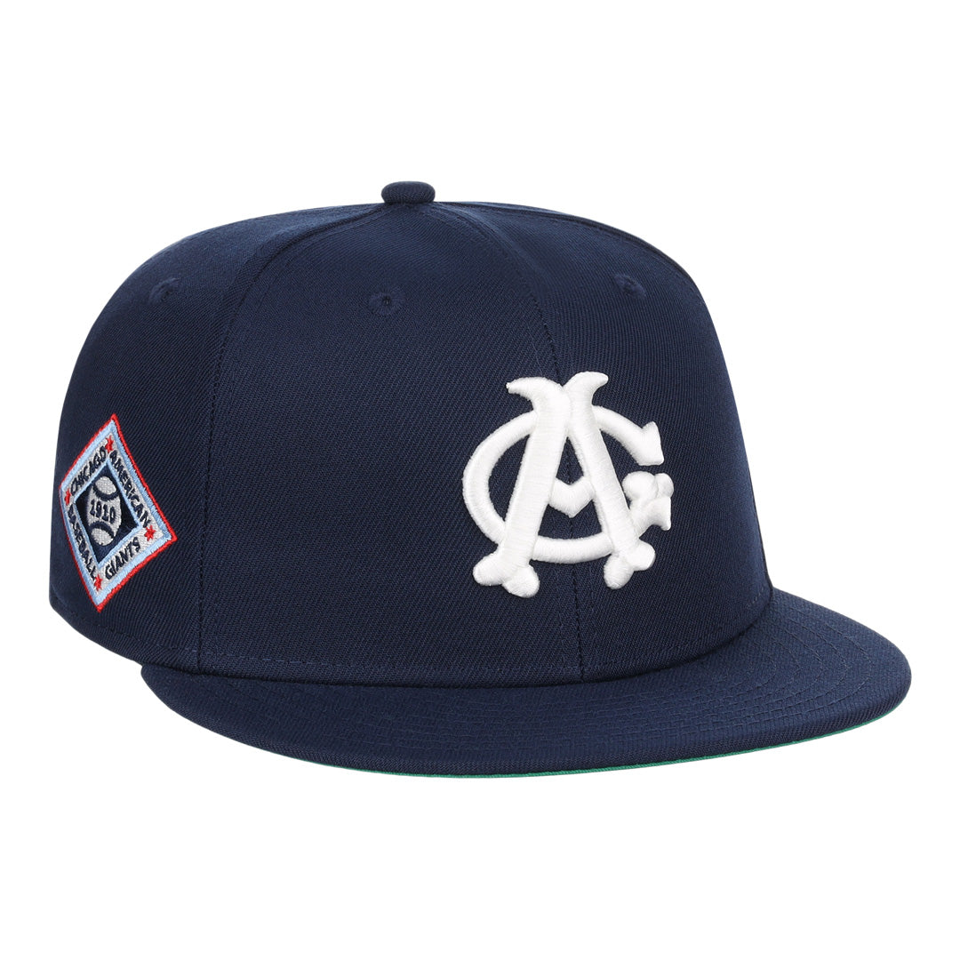 Chicago American Giants NLB Team Color Fitted Ballcap product image 1, provided for visual reference and product detail