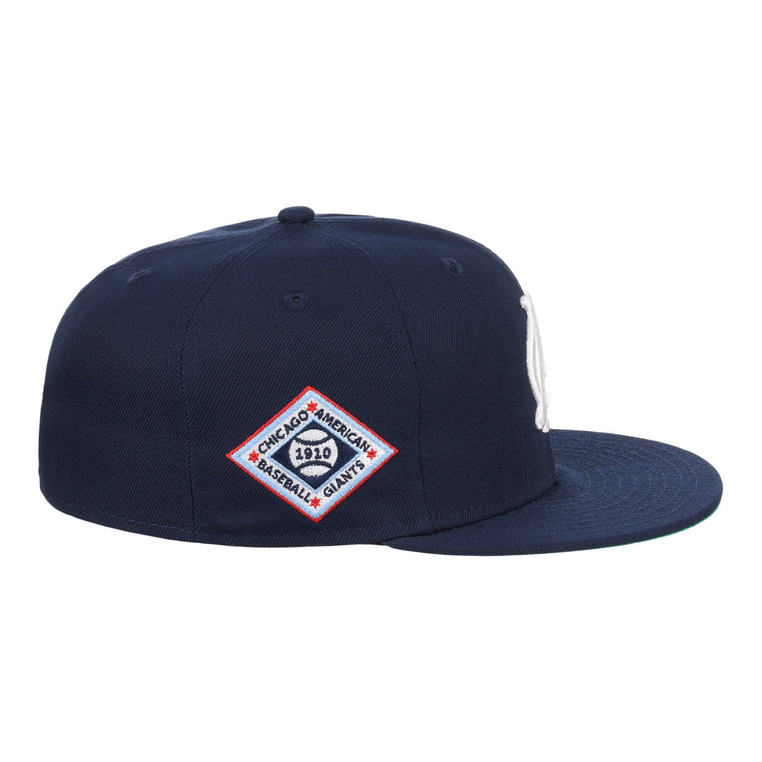 Chicago American Giants NLB Team Color Fitted Ballcap product image 3, provided for visual reference and product detail