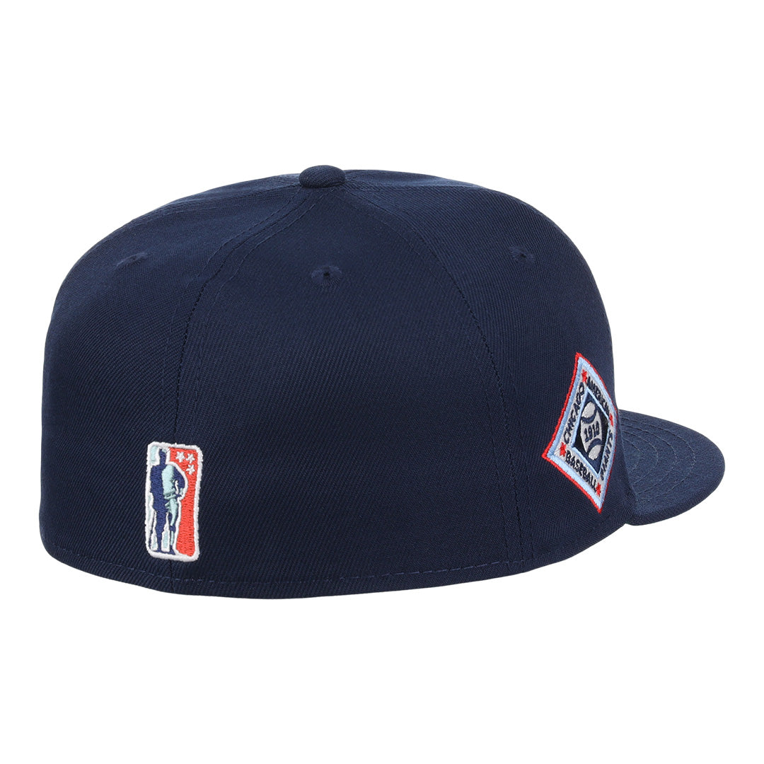 Chicago American Giants NLB Team Color Fitted Ballcap product image 4, provided for visual reference and product detail