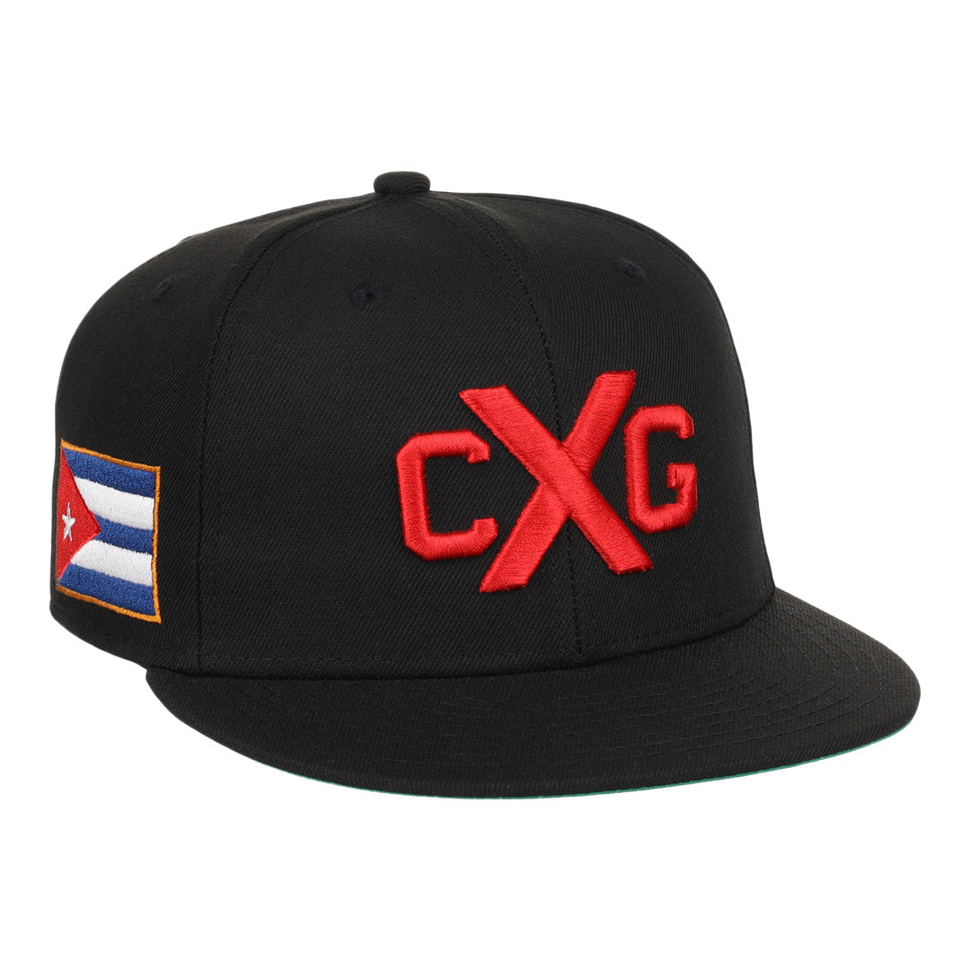 Cuban X Giants NLB Team Color Fitted Ballcap product image 1, provided for visual reference and product detail review
