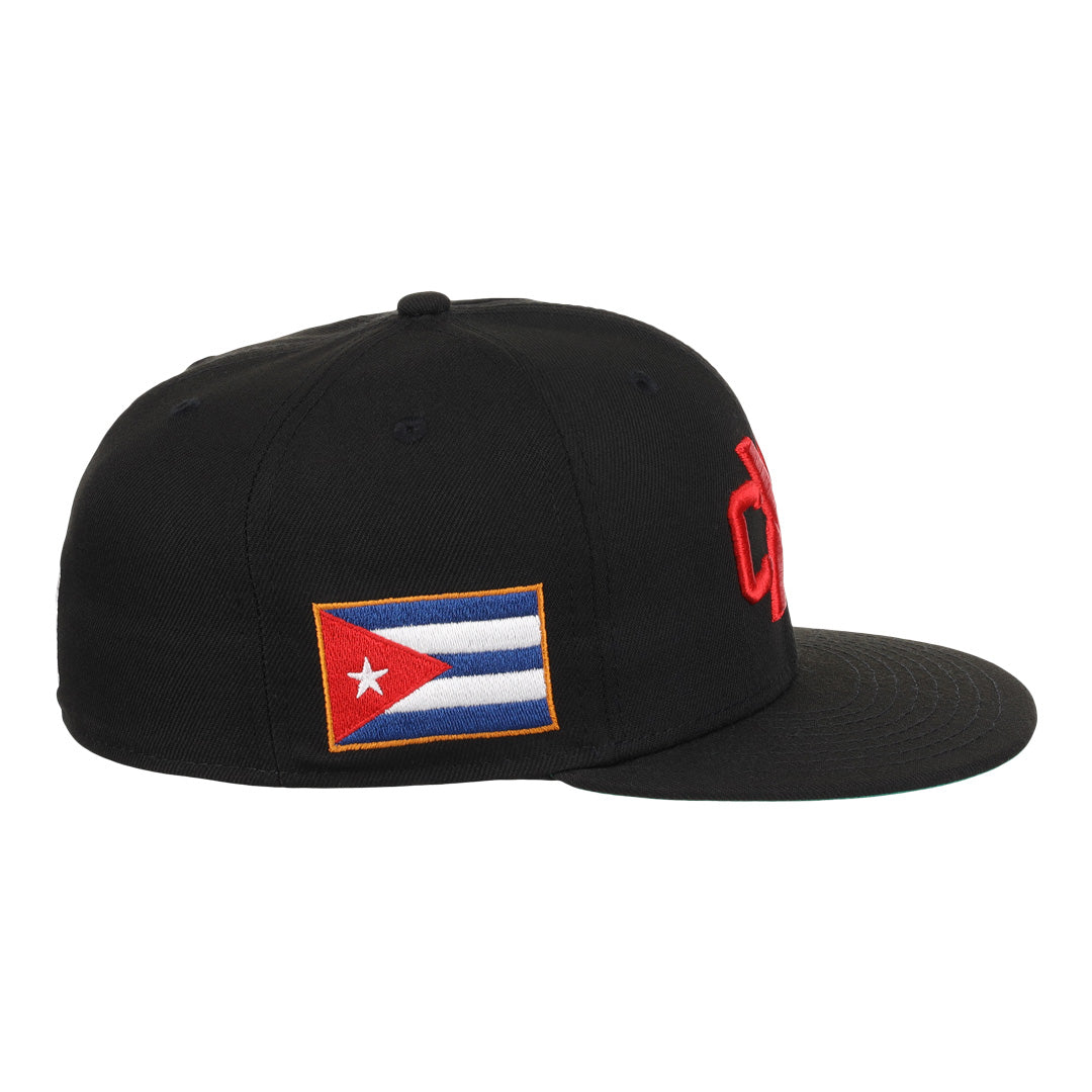 Cuban X Giants NLB Team Color Fitted Ballcap product image 3, provided for visual reference and product detail review
