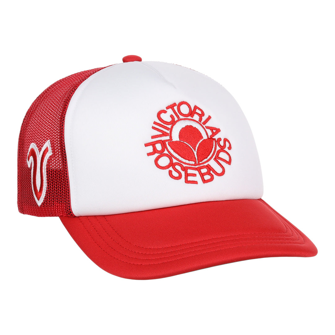 Victoria Rosebuds EFF Lone Star Foam Trucker product image 1, provided for visual reference and product detail review