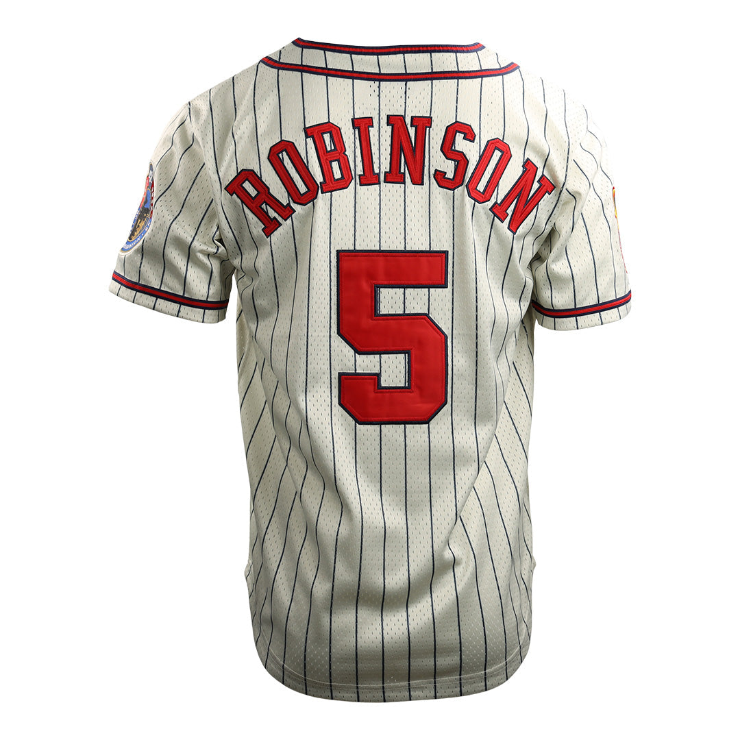 Jackie Robinson Kansas City Monarchs Vintage Inspired NL Replica Button-Up Mesh Jersey product image 7, provided for visual