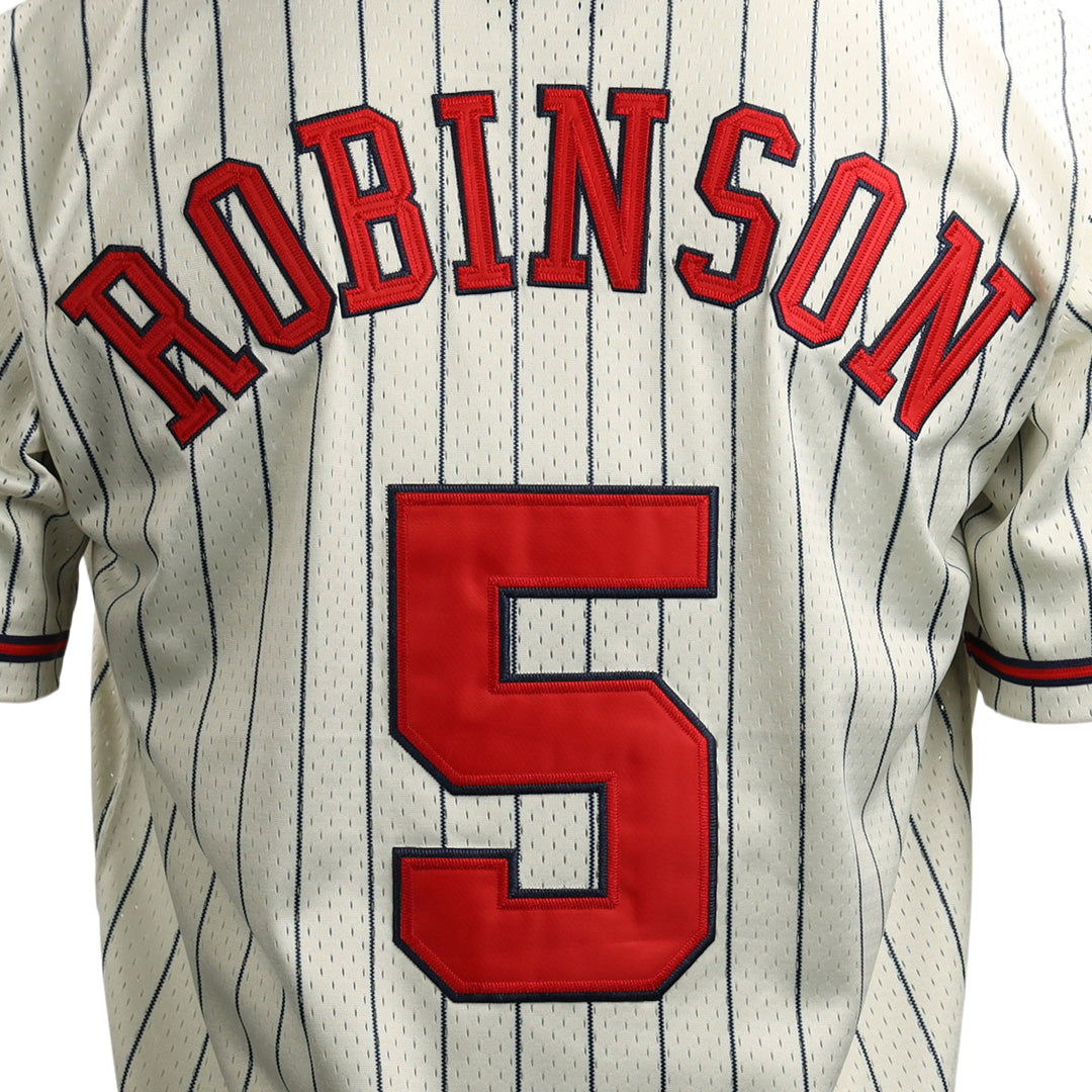 Jackie Robinson Kansas City Monarchs Vintage Inspired NL Replica Button-Up Mesh Jersey product image 8, provided for visual
