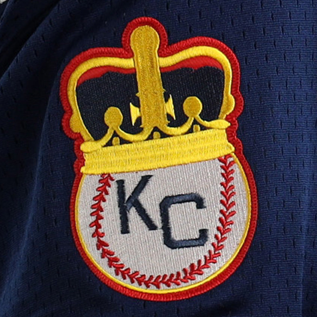 Jackie Robinson Kansas City Monarchs Vintage Inspired NL Replica V-Neck Mesh Jersey product image 6, provided for visual
