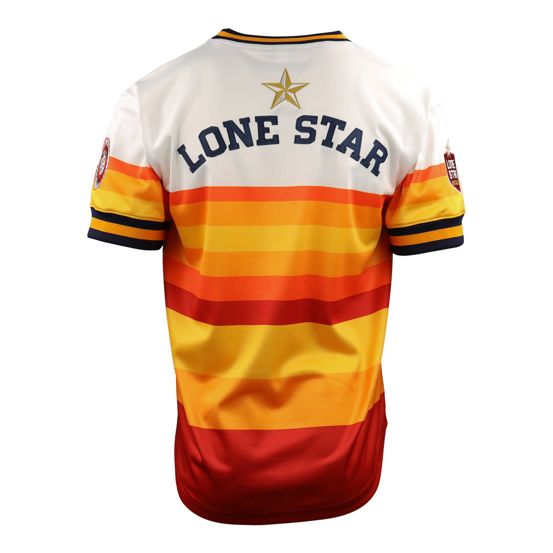 Harlingen Suns EFF Lone Star Baseball Jersey product image 8, provided for visual reference and product detail review