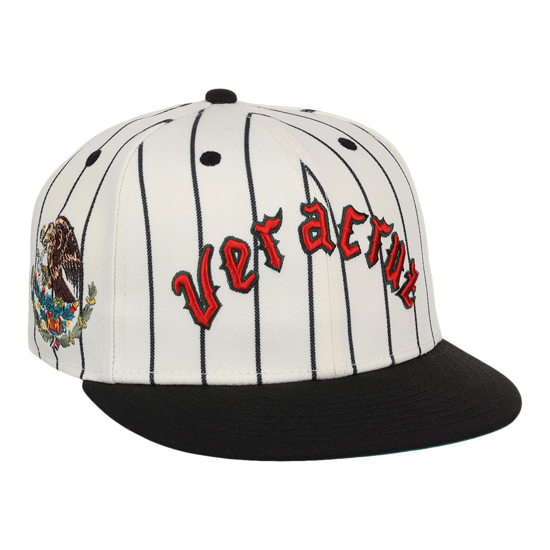 Veracruz NLB Pinstripe Fitted Ballcap product image 1, provided for visual reference and product detail review