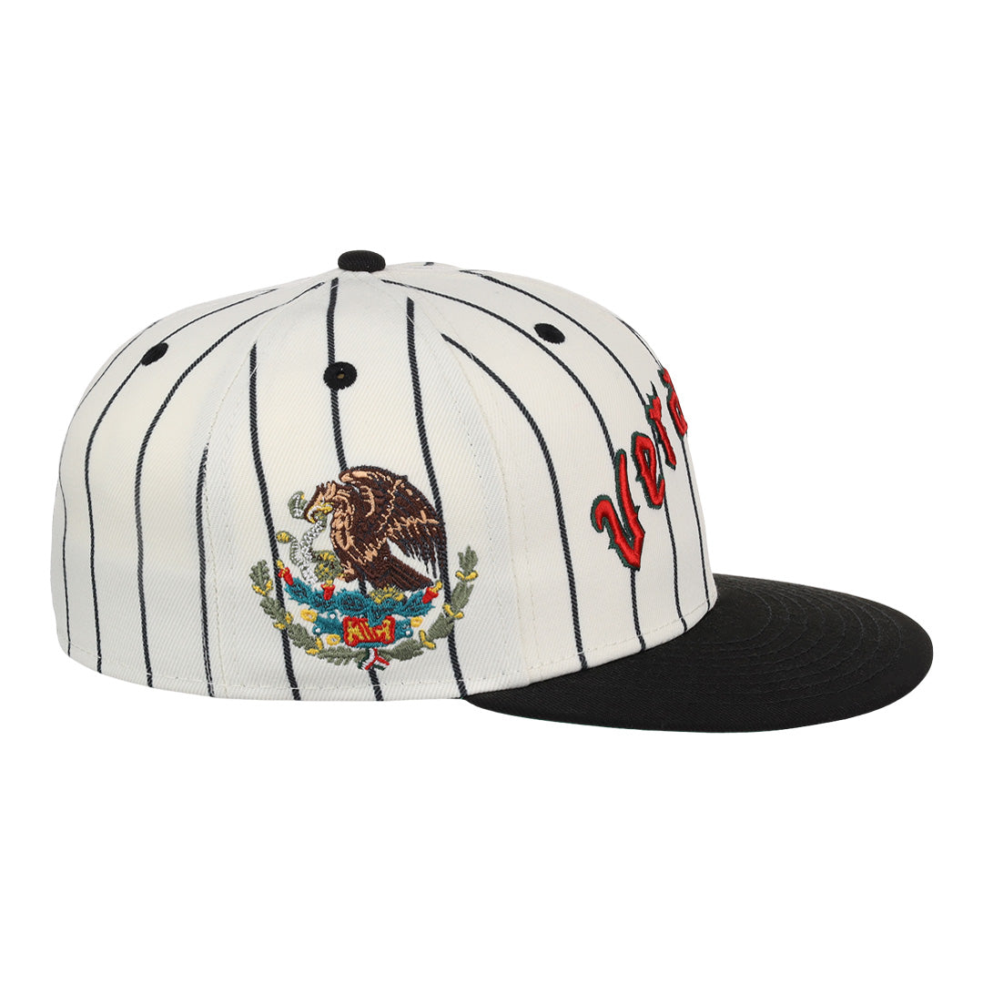 Veracruz NLB Pinstripe Fitted Ballcap product image 2, provided for visual reference and product detail review