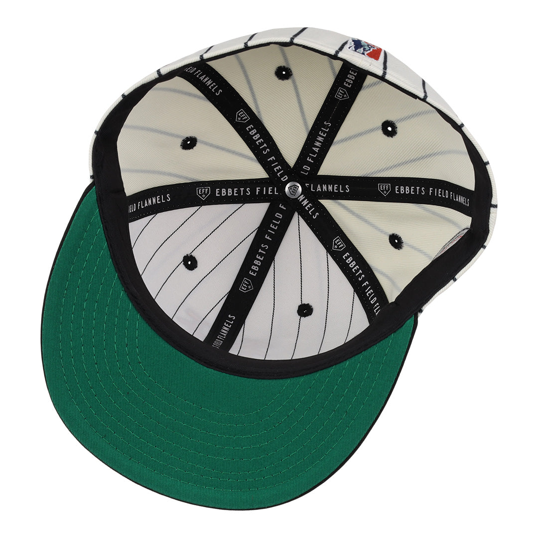 New York Cubans NLB Pinstripe Fitted Ballcap product image 4, provided for visual reference and product detail review