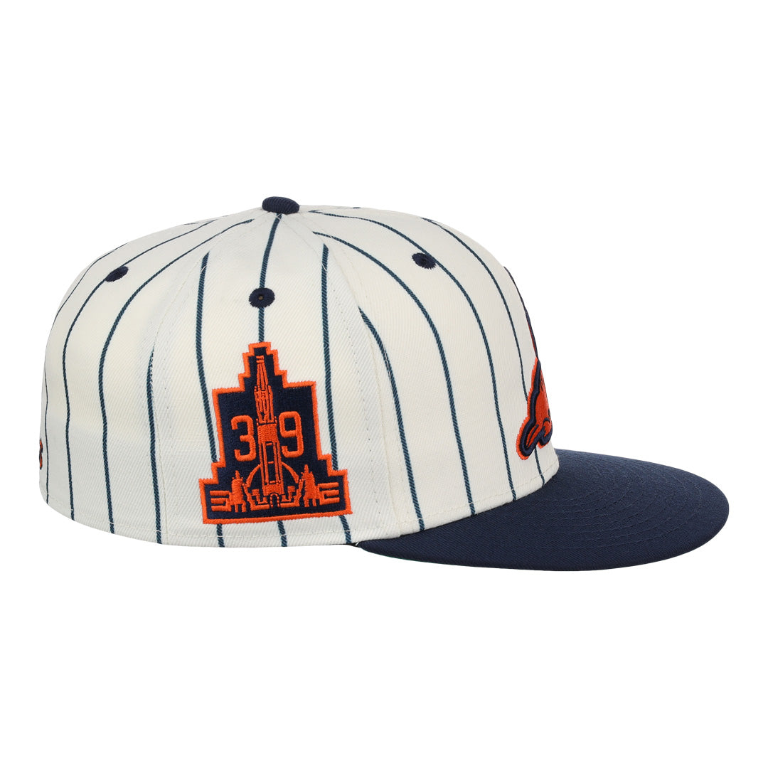 San Francisco Seals Pinstripe Fitted Ballcap product image 2, provided for visual reference and product detail review