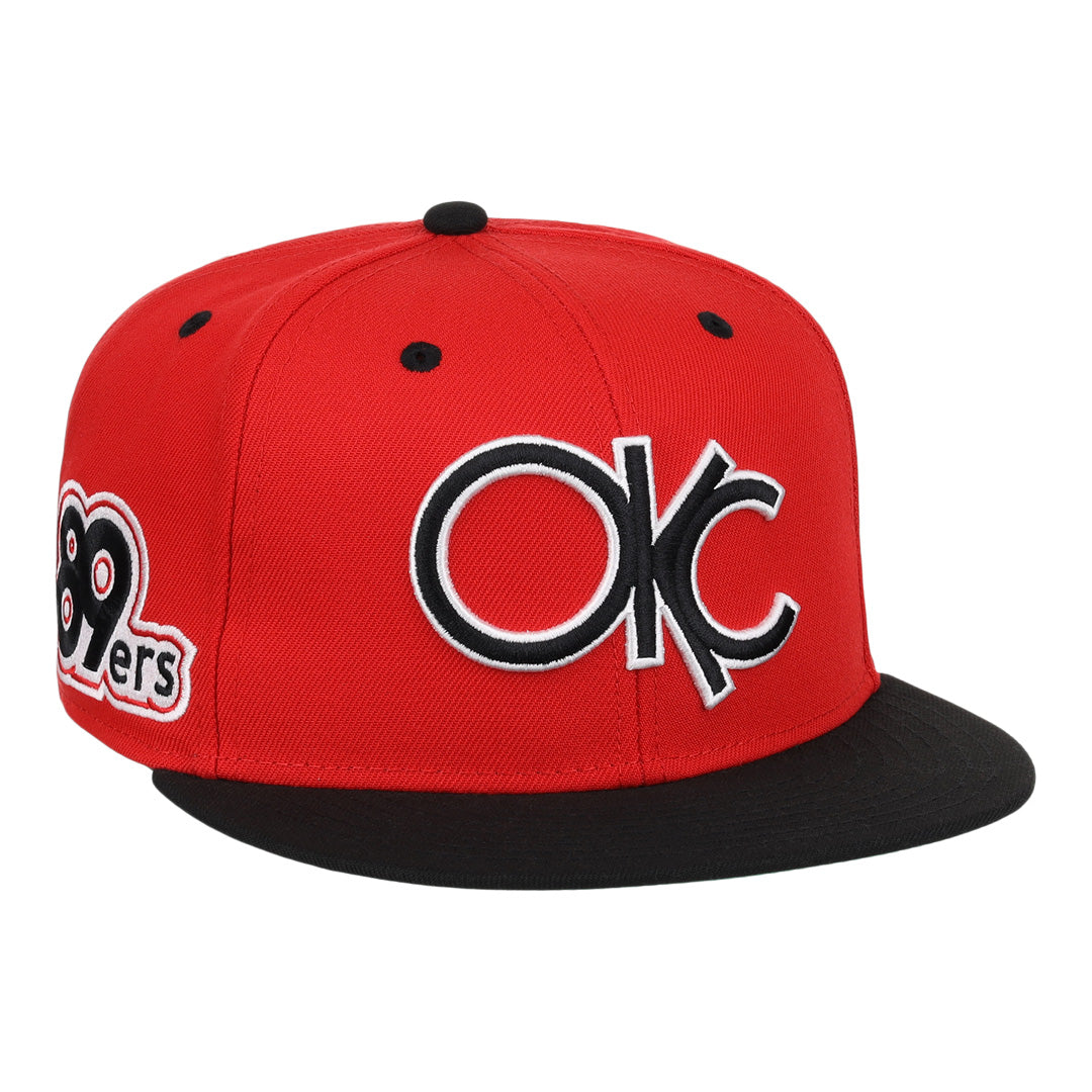 Oklahoma City 89ers EFF MiLB Vintage Snapback product image 1, provided for visual reference and product detail review