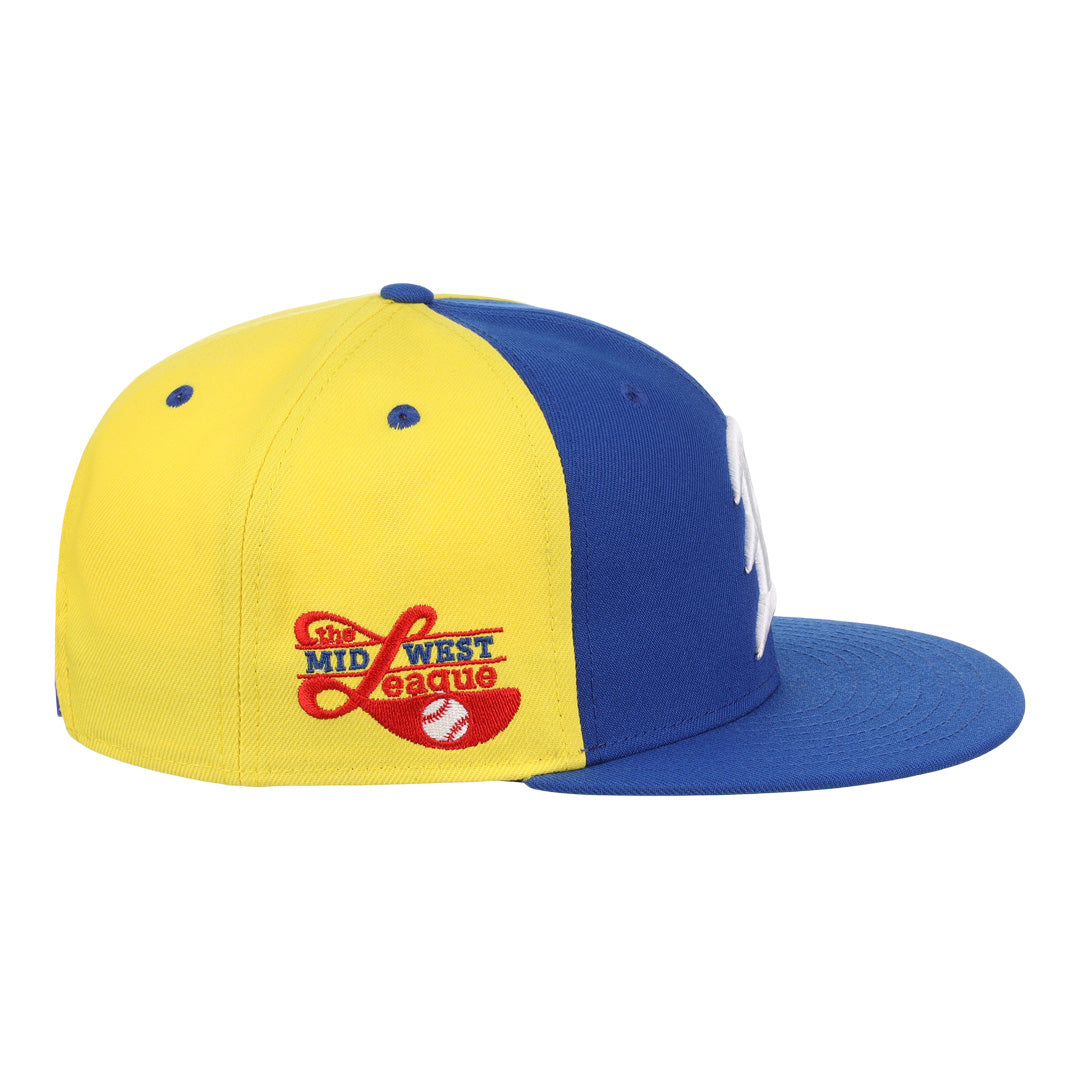 Burlington Bees EFF MiLB Vintage Snapback product image 3, provided for visual reference and product detail review