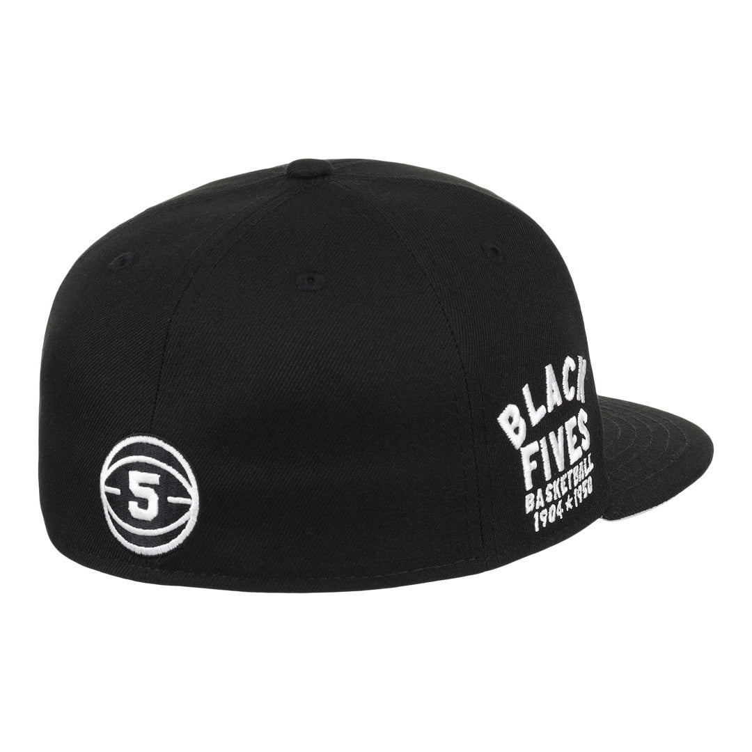 Black Fives Fitted Ballcap product image 3, provided for visual reference and product detail review