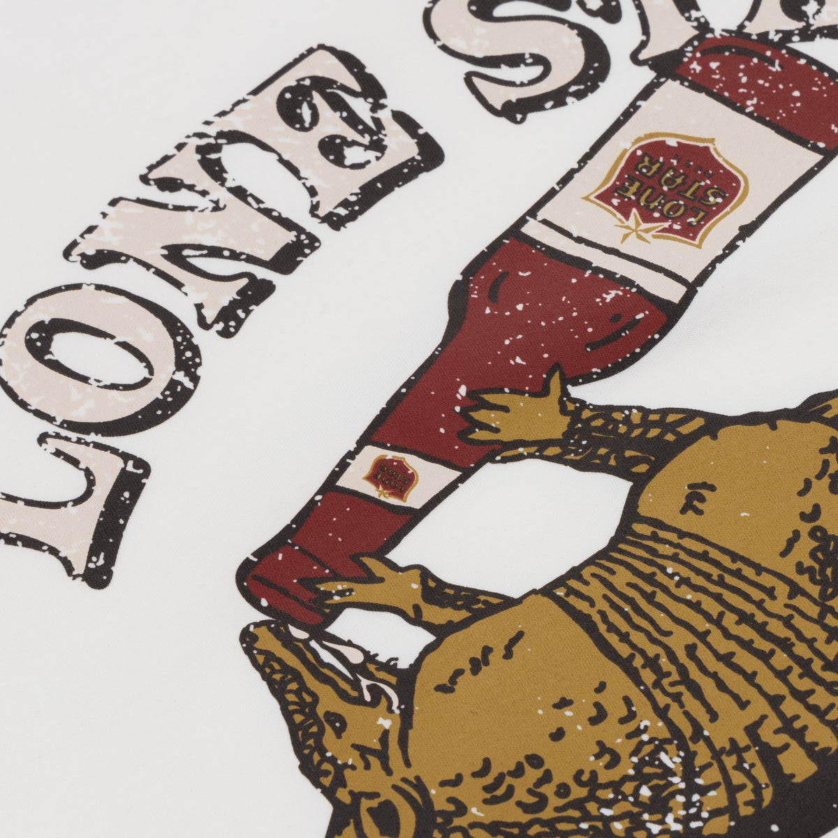 Lone Star EFF Vintage Beer T-Shirt product image 2, provided for visual reference and product detail review