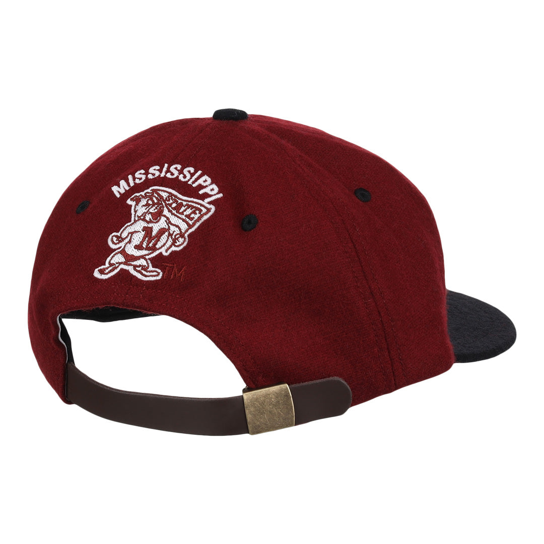 Mississippi State Bulldogs Collegiate Wool Ballcap product image 3, provided for visual reference and product detail review