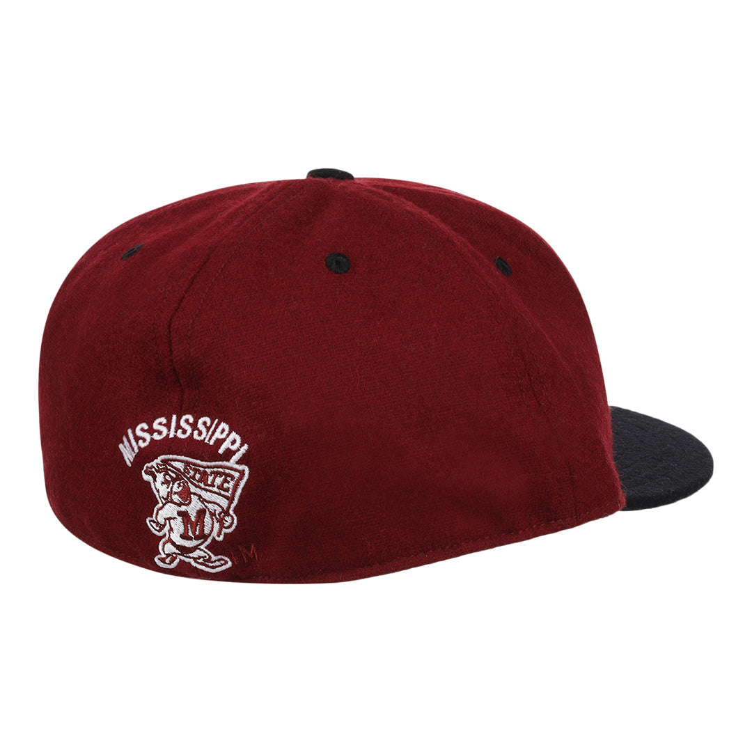 Mississippi State Bulldogs Collegiate Wool Ballcap product image 2, provided for visual reference and product detail review