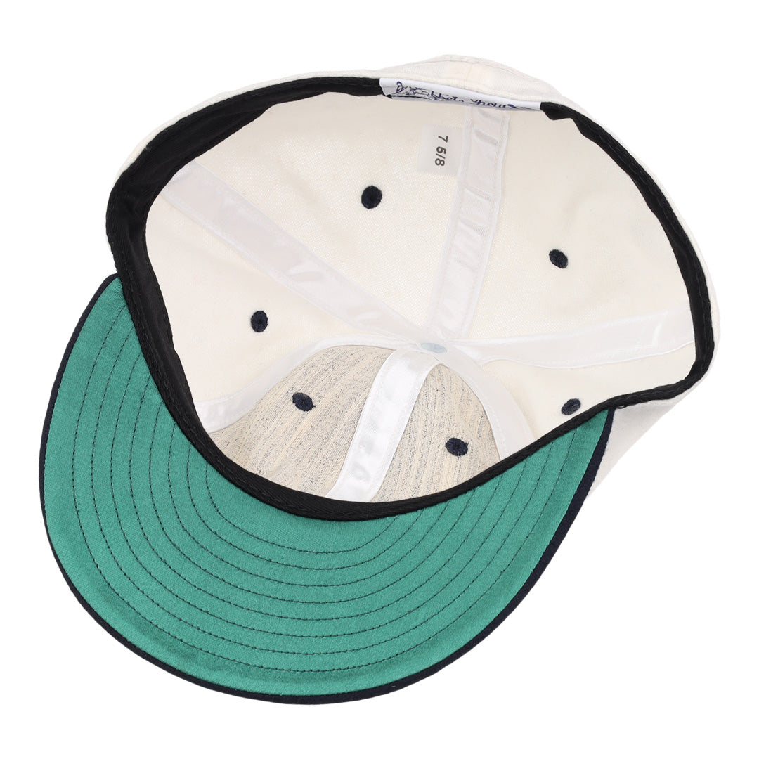 University of Nevada Wolf Pack Mascot Collegiate Wool Ballcap - White product image 4, provided for visual reference and