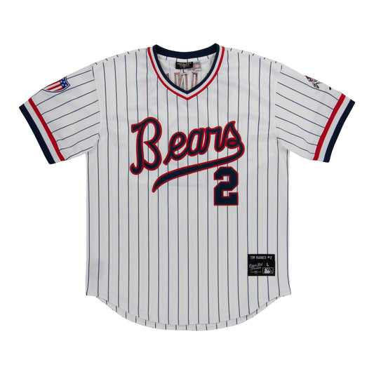 Denver Bears EFF MiLB Vintage V-Neck Baseball Jersey - Pinstripe product image 1, provided for visual reference and product