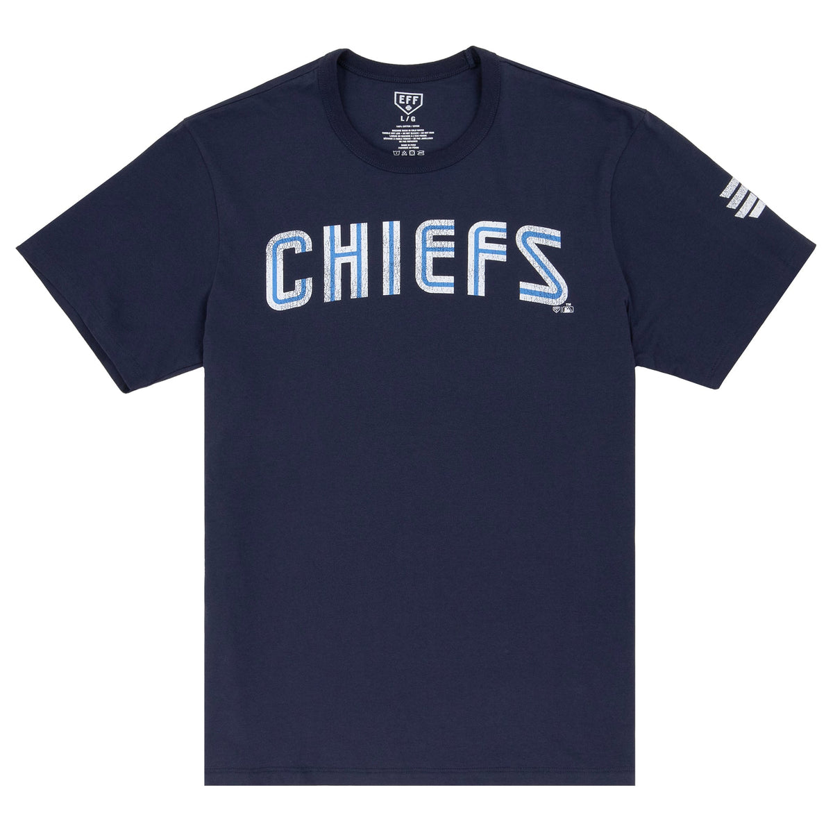 Syracuse Chiefs EFF MiLB Vintage T-Shirt product image 1, provided for visual reference and product detail review