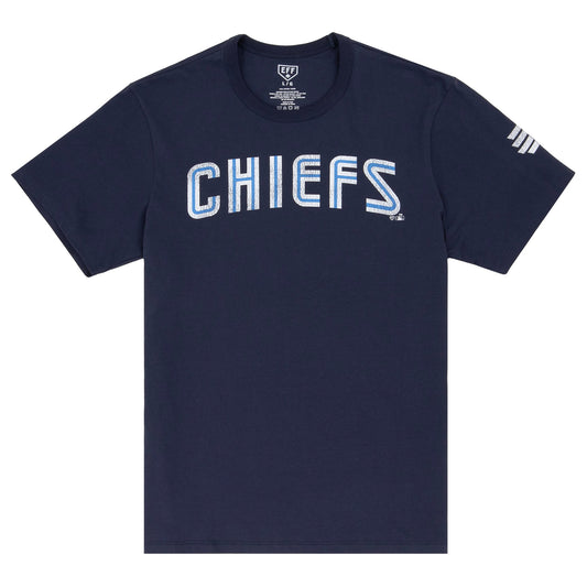Syracuse Chiefs EFF MiLB Vintage T-Shirt product image 1, provided for visual reference and product detail review